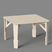children's table three raccoons 2