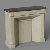 classic style fireplace portal
