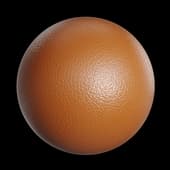 Leather Uph 3 Brandy