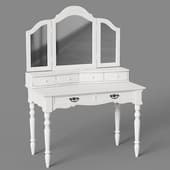 dressing table with mirror in classic style