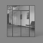 swing aluminum partition wall minoli 1