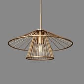 pendant lamp (10016-1p gold) indigo strato v000285-09635