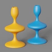 vivlend candle holder, bergenson bjorn