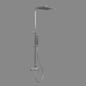 shower stand allen brau infinity 5 21012-00 chrome