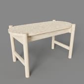 oval bench 800x400 mm (1)