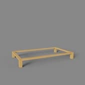 base on legs, for wardrobe, art. 392, 1000 x 120h x 600