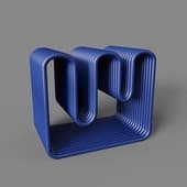 eburet micro desktop mini organizer blue