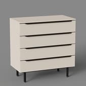 chest of drawers 4 drawers ruza (ruza)