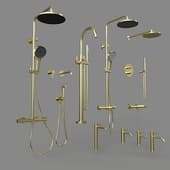collection of faucets and shower sets sancos etna