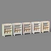 three raccoons toy rack