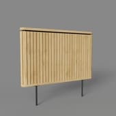 licia solid mango headboard for 90 cm wide beds