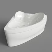 corner bath color style boreal140 angle