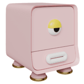 children's bedside table one eye nightstand