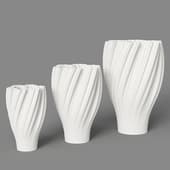 vase for dried flowers printed art, bud, designboom