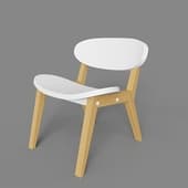 classic high chair (white)