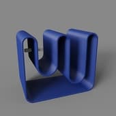 eburet mini desktop organizer stand blue
