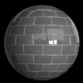 TilesRectangularMirrorGray001 4K
