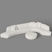 modular sofa cashew composition 8