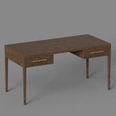 a minimalist desk