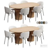 MILES Corduroy And SHERIDAN Dinign Set