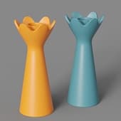 laminaria candle holder, 15 cm bergenson bjorn