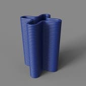 vase summ blue