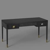 elsa dreams wood veneer desk with two drawers loft-concept 2
