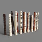 a set of balusters from terry gold