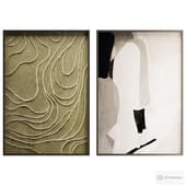 Minimalist Line Art MLE013 And Minimalist Geometric Art MG108