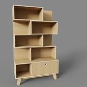 angie's plywood shelving