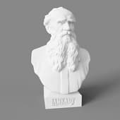 bust of leo tolstoy