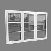 tricuspid window block made of white metal plastic