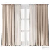 curtains in two colors 051