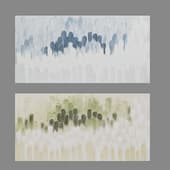 decorative hand-painted panel by feel, 140x70 cm, bergenson bjorn