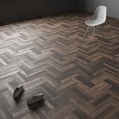 herringbone parquet multi-colored boards