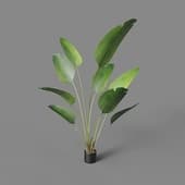artificial plant style strelitzia green 150 cm