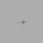 oj silver watch 80 cm (silver)