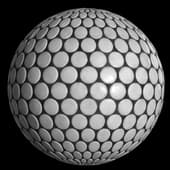 TilesPennyRoundWhite001 4K