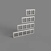 metal frames for sockets and switches werkel metallic glossy nickel