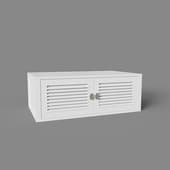 wardrobe mezzanine, art. 397, 1000x360nx600, white
