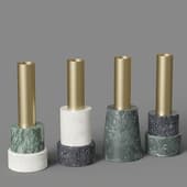 aryl candle holder set, designboom