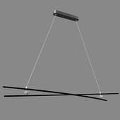 ohm linear pendant lamp lussole lsp-7383