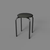 chair on a chico frame, black (v-4) black (black)