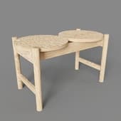bench two circles 2 (800x400 mm)