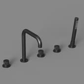 allen brau priority 5 31007-31 black matt bathtub faucet