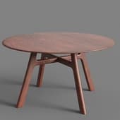 WESTLAND DINING TABLE ROUND 135