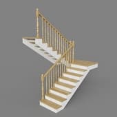 stairs turn 180