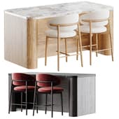 ferrara semi-legendary chair and island table