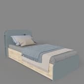 bed brons-2 90 grey