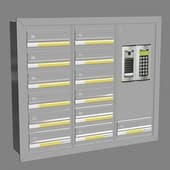 mailbox with intercom (mailbox) 03